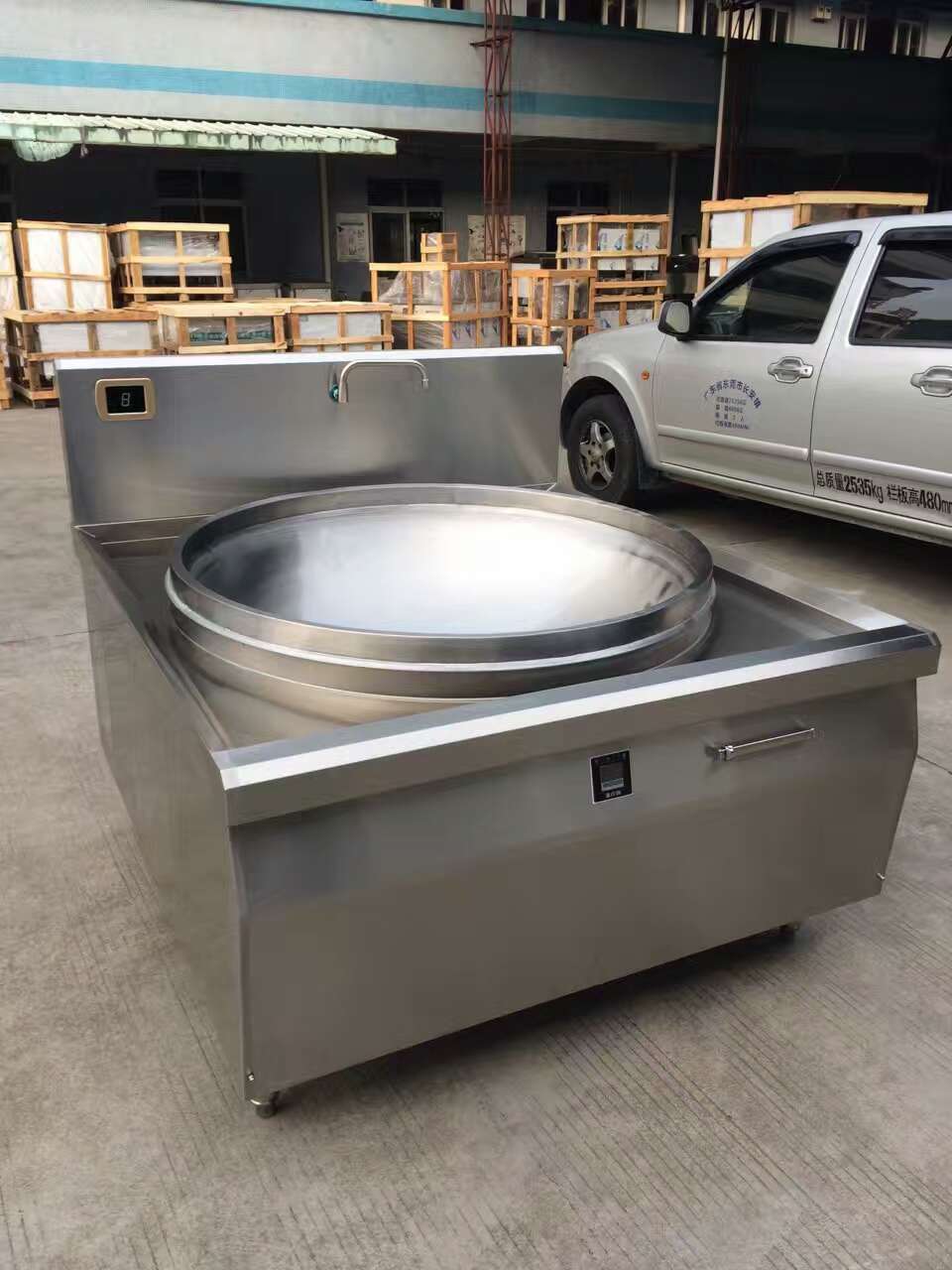 方宁大锅灶圆形锅批发 炸肉锅电炸炉厂家 定制型